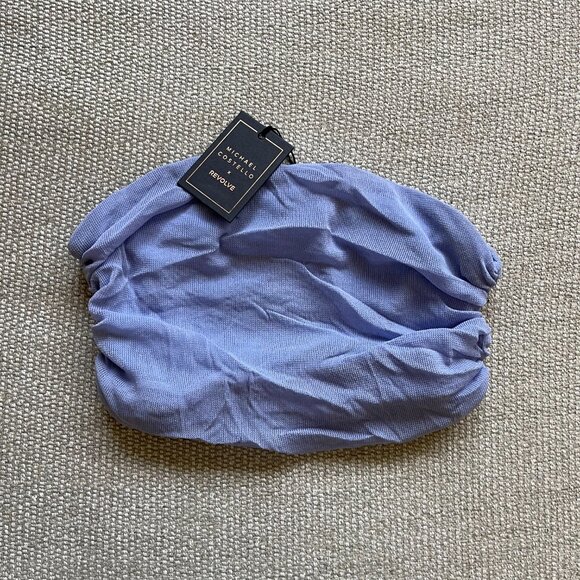 NWT Michael Costello x Revolve Isla Tube Crop Top in Periwinkle - Size Medium - Picture 6 of 10